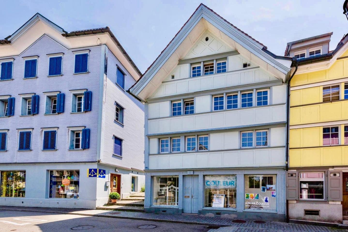 Farbige Wohnung Zentral Herisau Exterior foto